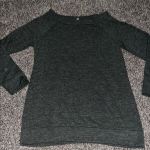 Dark Green Maternity Tunic Sweater